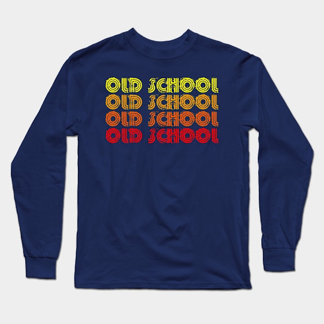 old school groove Long Sleeve T-Shirt by retroracing